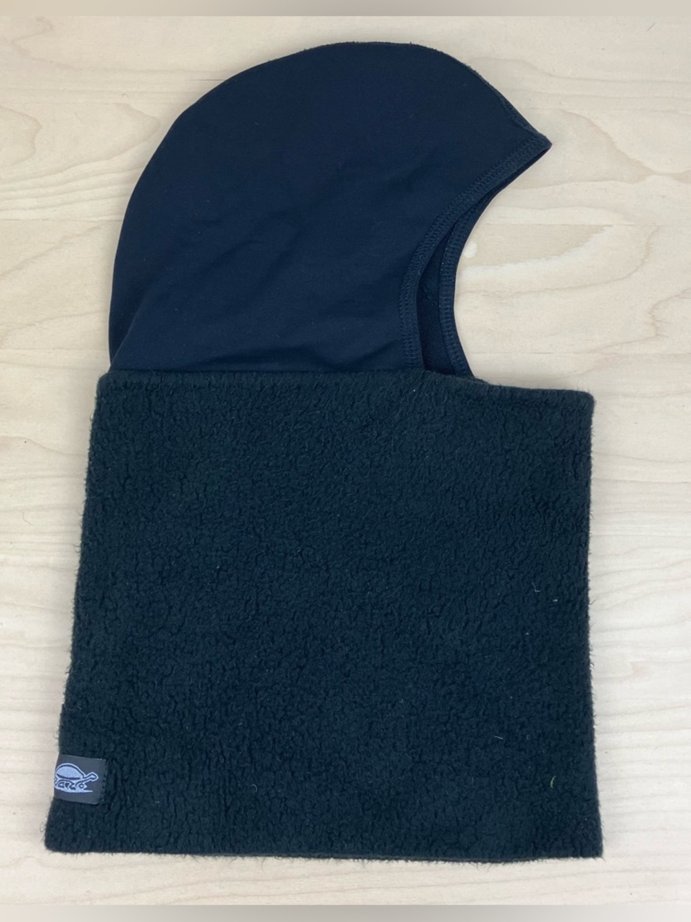 Turtle Fur Winter Balaclava Face Mask Neck Warmer Ski Hat Black Fleece
